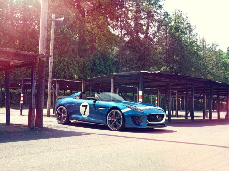 Jaguar Project 7 press shot front three quarters