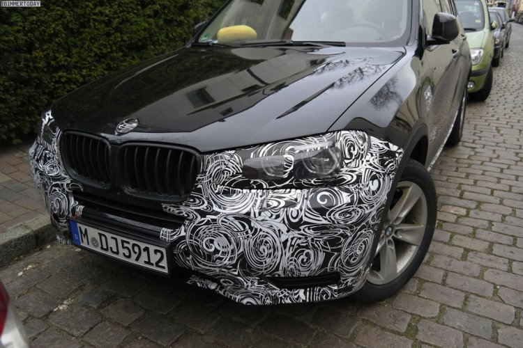 Spied 2014 BMW X3 Facelift