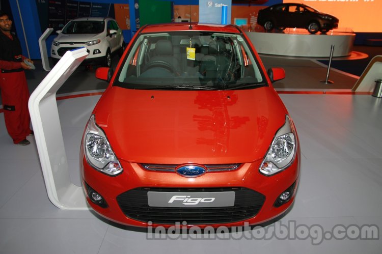 2014 Ford Figo front at 2014 Auto Expo