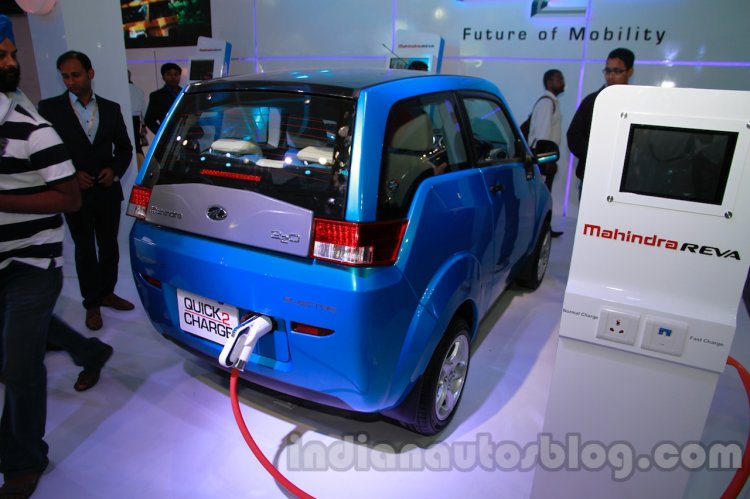 2014 Mahindra e2o rear three quarters