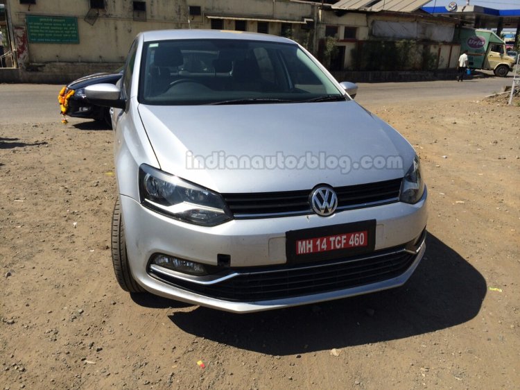 2014 VW Polo facelift spied India