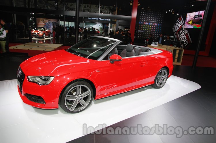 Audi A3 Cabriolet at Auto Expo 2014 side