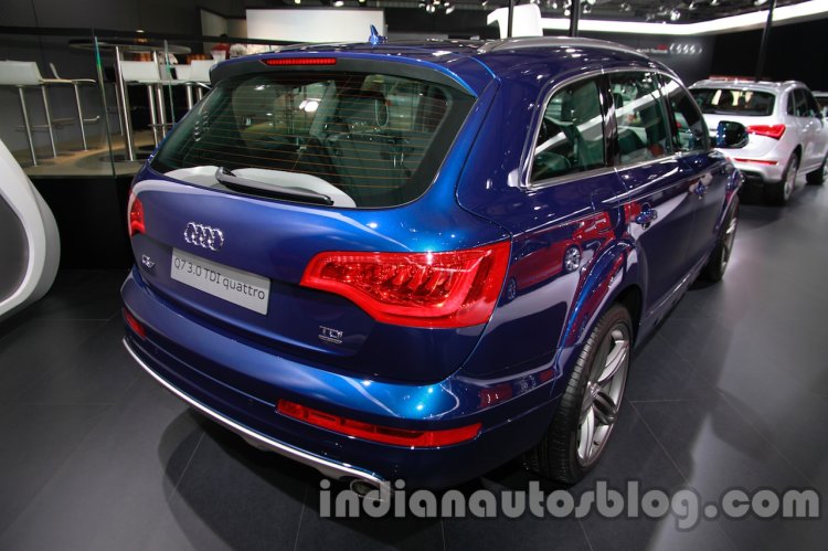 Audi Q7 special edition Auto Expo rear quarters