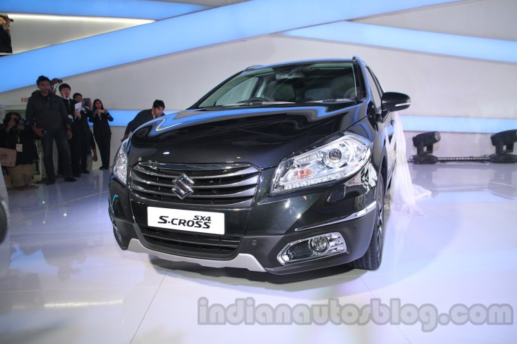 Auto Expo 2014 Maruti S Cross front p[rofile