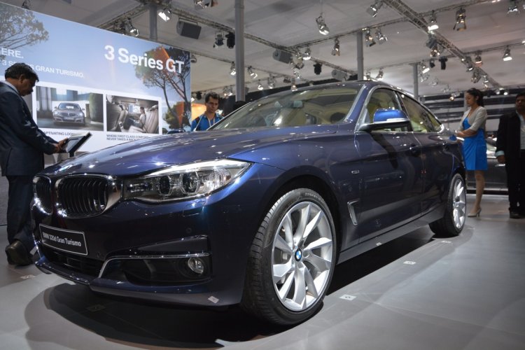 BMW 3 Series GT front three quarters from Auto Expo 2014