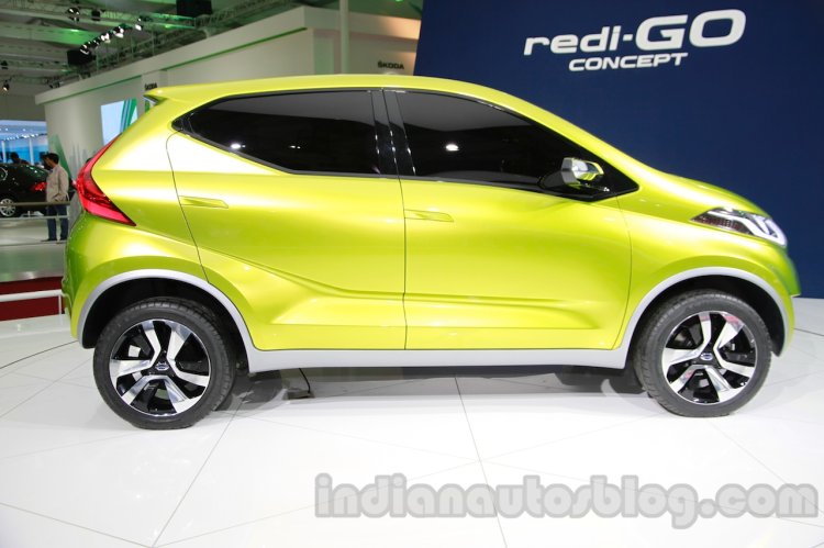 Datsun Redi-Go profile at Auto Expo 2014