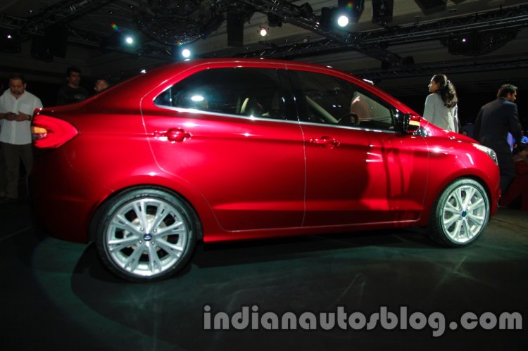 Ford Figo Concept Sedan Launch Images side 2
