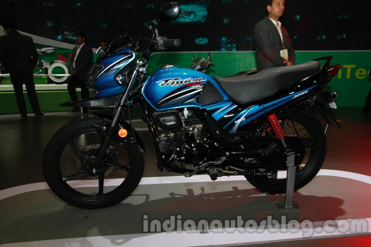 Hero Passion Pro TR at Auto Expo 2014 side