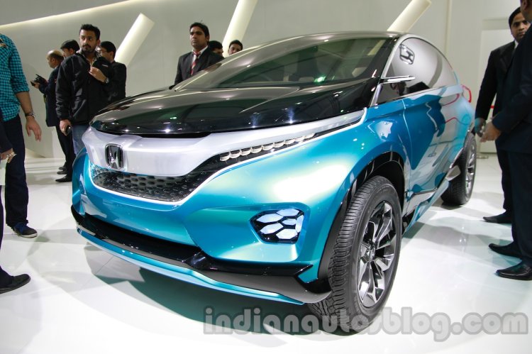 Honda Vision XS-1 front three quarters at Auto Expo 2014
