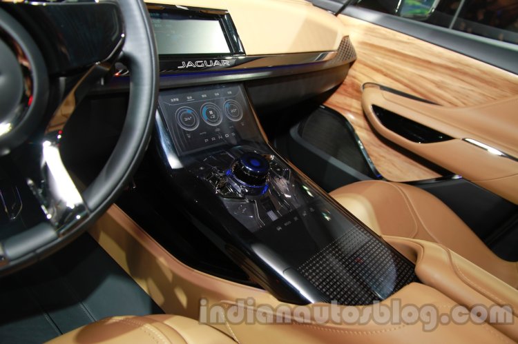 Jaguar C-X17 at 2014 Auto Expo center console