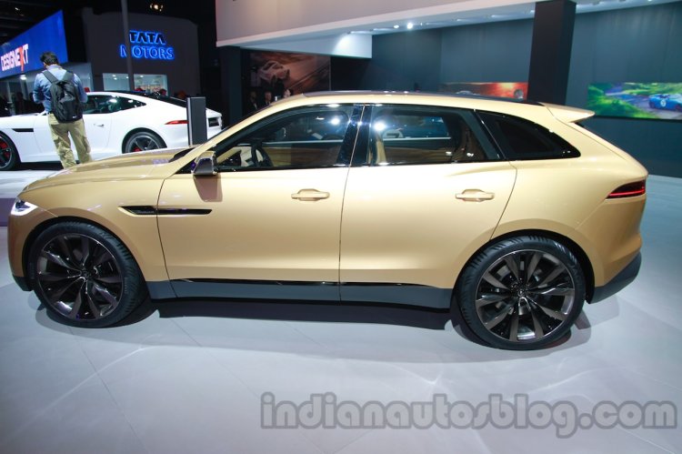 Jaguar C-X17 at 2014 Auto Expo side