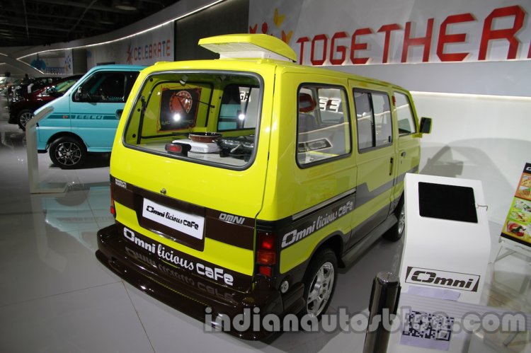Maruti Omni Cafe rear three quarters left