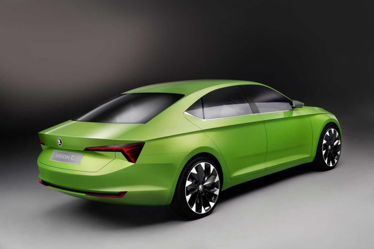Skoda VisionC Concept press shots rear quarter