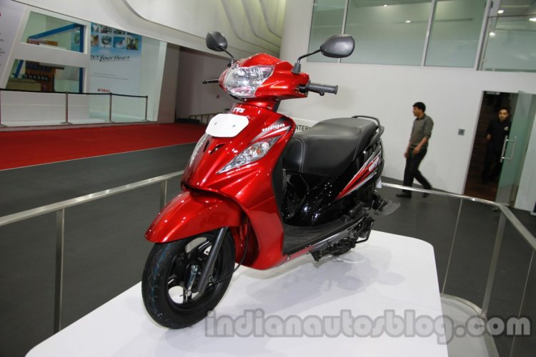 TVS Wego update front three quarter left live