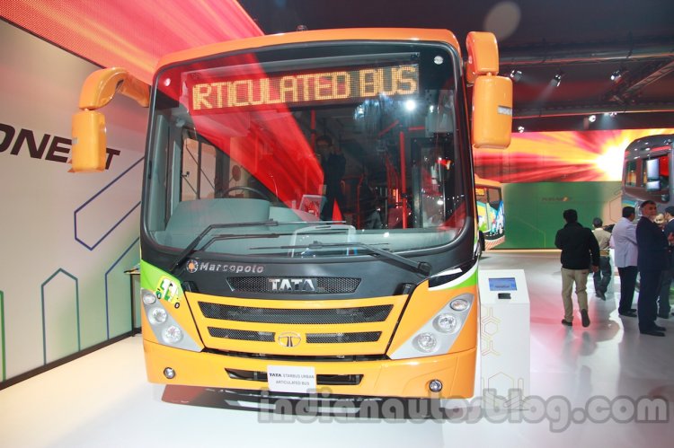 Tata Starbus Urban 918 articulated bus front