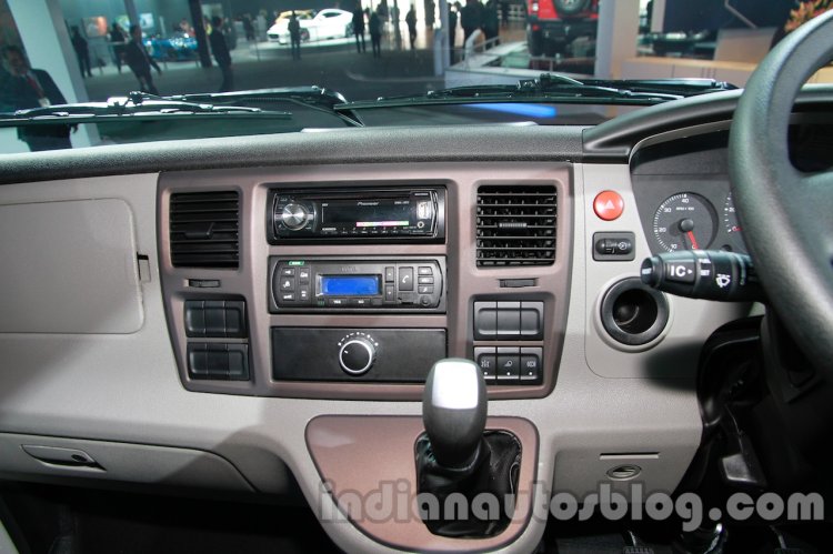 Tata Ultra 614 center console at Auto Expo 2014