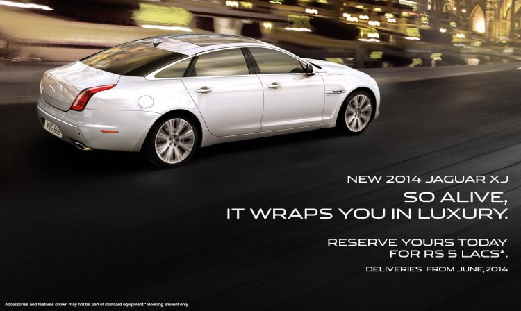 2014 Jaguar XJ India pre-bookings
