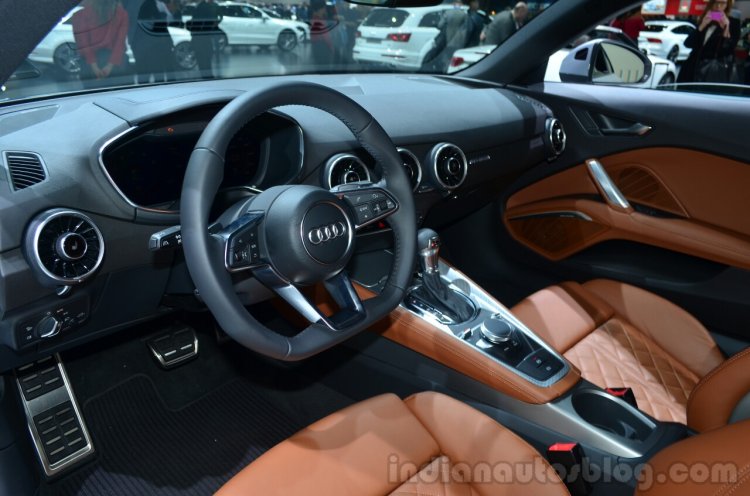 2015 Audi TT dashboard view at Geneva Motor Show