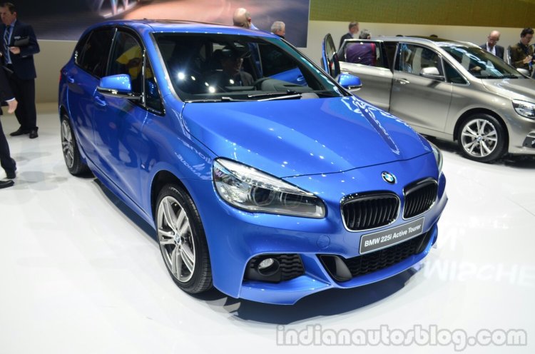 BMW 2 Series Active Tourer front three quarters at Geneva Motor Show