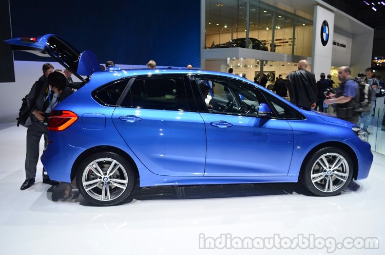 BMW 2 Series Active Tourer side at Geneva Motor Show