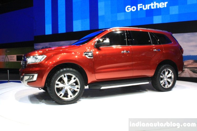 Ford Everest Concept at the Bangkok Motor Show side view