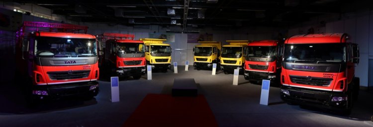 Tata Motors Prima LX range whole press shot
