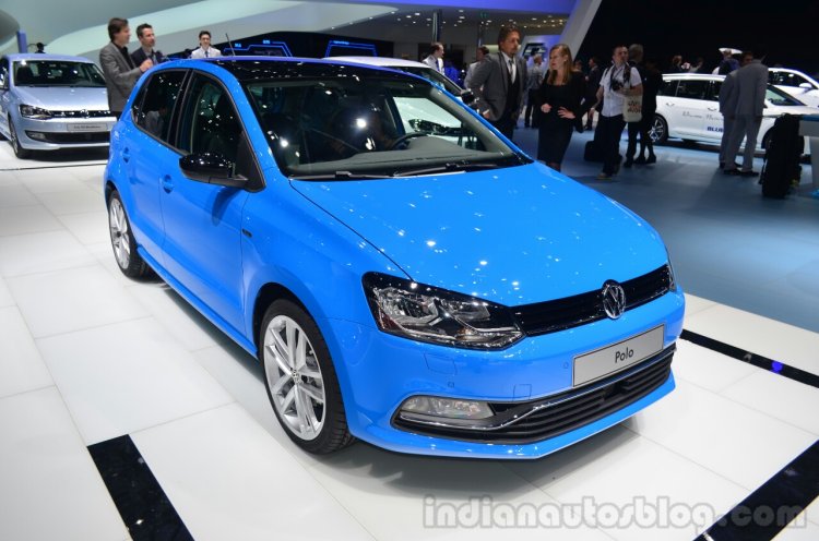 VW Polo TSI BlueMotion front three quarter - Geneva Live
