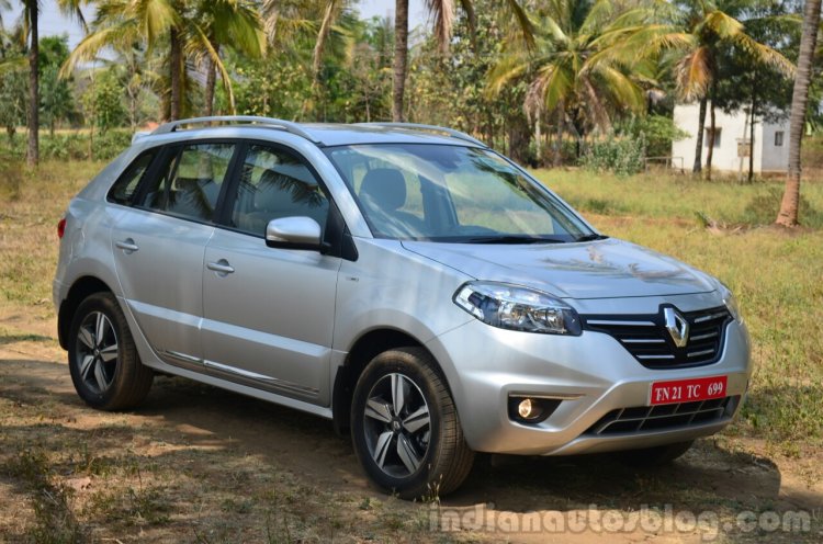 2014 Renault Koleos facelift review front quarter