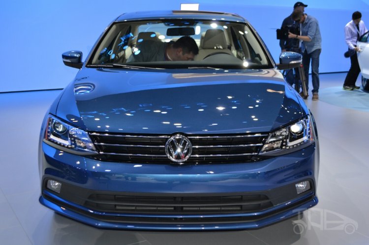 2015 VW Jetta at 2014 NY Auto Show front
