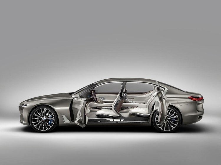 BMW Vision Future Luxury concept doors open press image