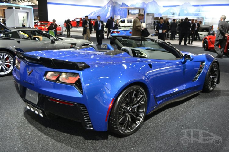 Chevrolet Corvette Z06 Convertible at 2014 New York Auto Show - rear three quarter