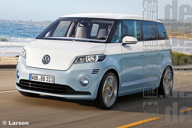 VW Beetle MicroBus rendering