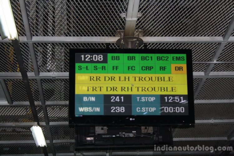 Hyundai India Chennai factory error display