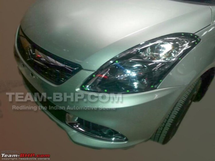 Maruti Swift Dzire facelift front spyshot