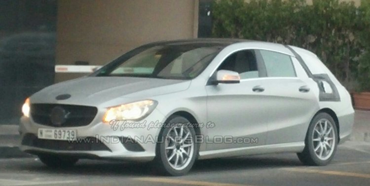 Spied Mercedes CLA Shooting Brake front