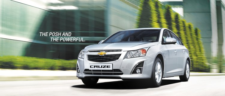 Updated Chevrolet Cruze india press shot