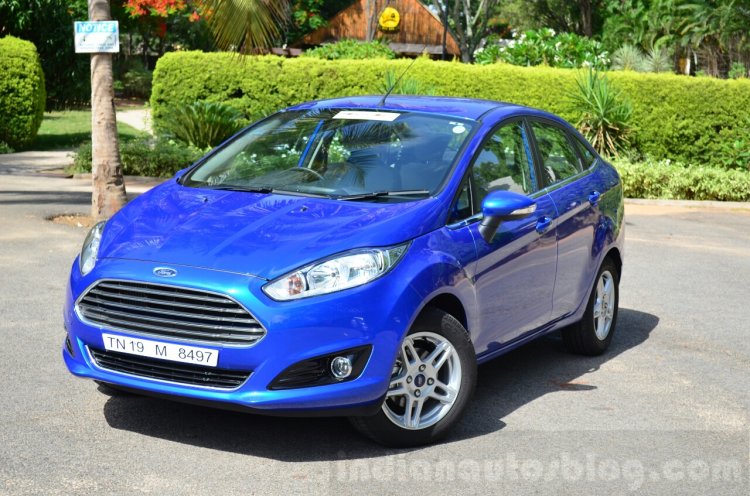 2014 Ford Fiesta Facelift Review front three quarters