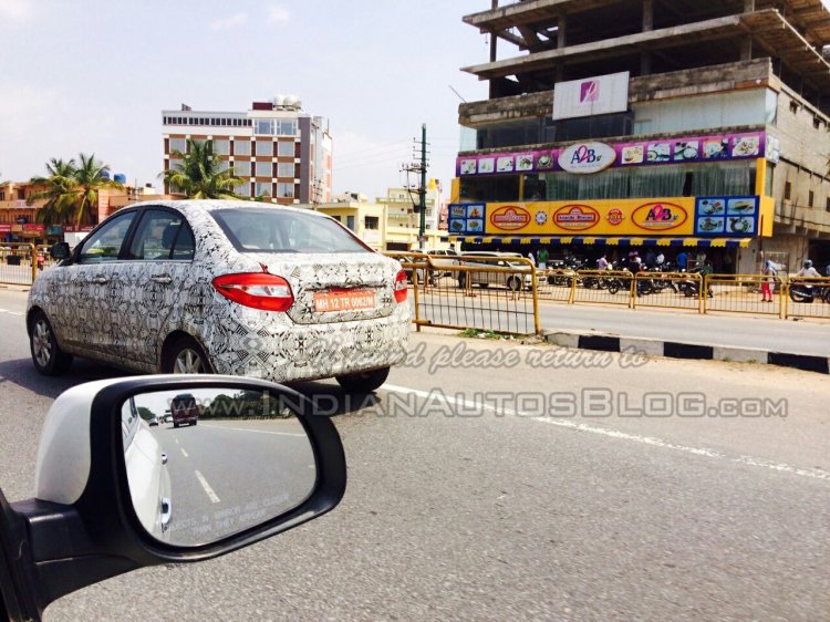 IAB spied Tata Zest rear