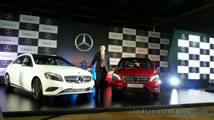 Mercedes A Class Mercedes B Class Edition 1 launch live image