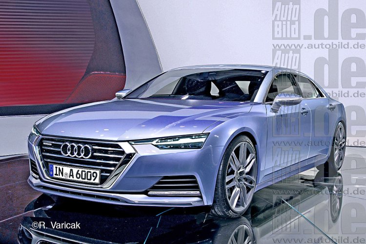 Next generation Audi A6 render front