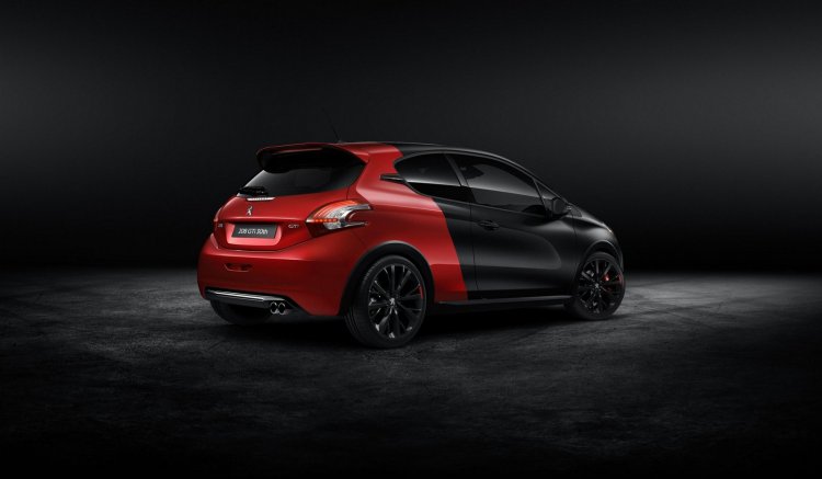 Peugeot 208 GTi 30th anniversary edition rear three quarters