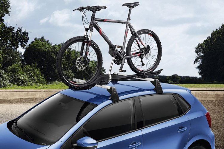 VW Polo facelift accessories - bicycle carrier