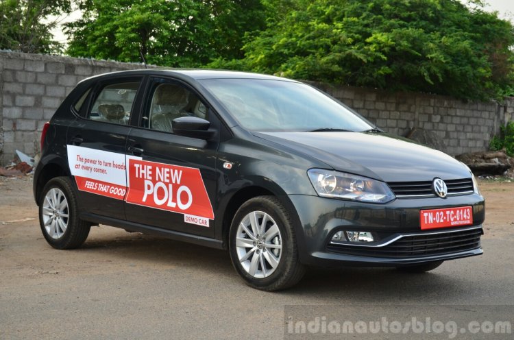 2014 VW Polo facelift first drive front quarter
