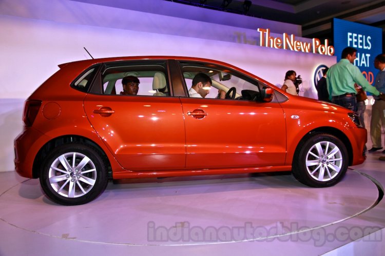 2014 VW Polo facelift side view launch