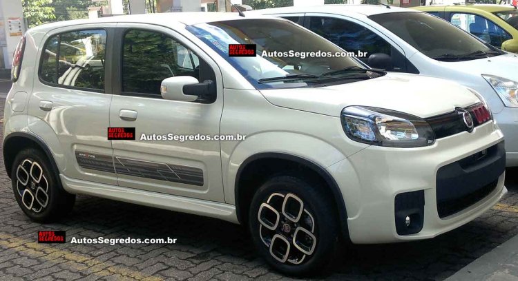 2015 Fiat Uno Sporting spied in Brazil