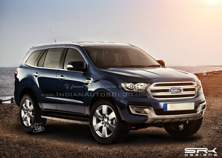2016 Ford Endeavour IAB render