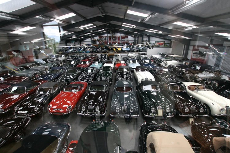 Jaguar Land Rover largest privately owned classic car collection Britain 1
