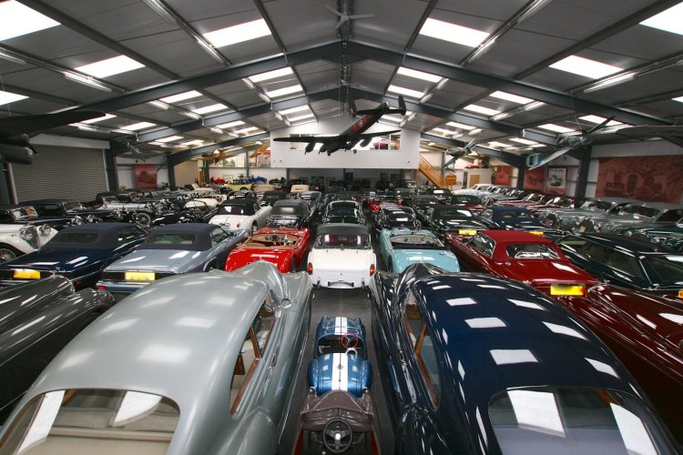 Jaguar Land Rover largest privately owned classic car collection Britain 2