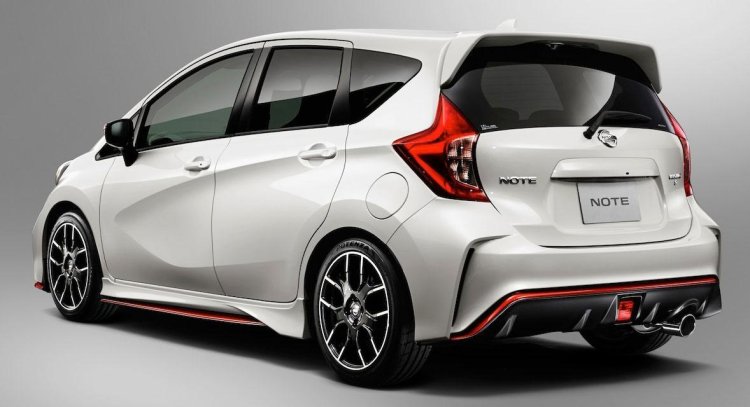 Nissan Note NISMO rear three quarters press image