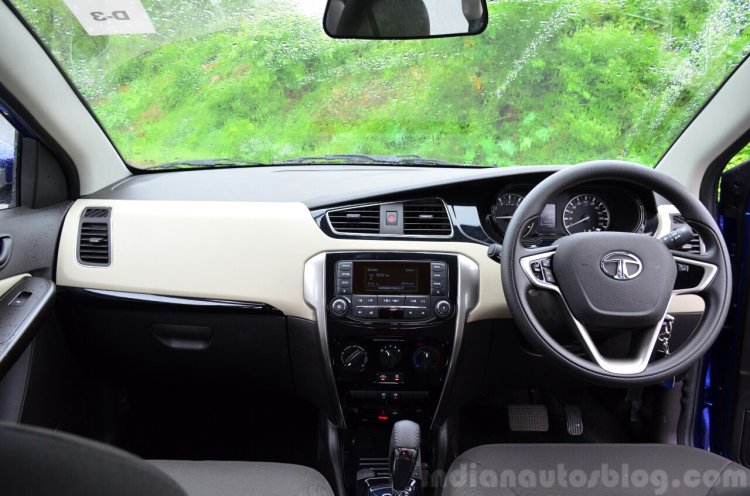 Tata Zest Diesel F-Tronic AMT Review dashboard